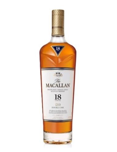 Botella whisky sigle malt THE MACALLAN 18 DOUBLE CASK