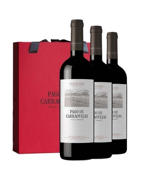 ESTOIG 3 AMPOLLES PAGO DE CARRAOVEJAS 2024 NEGRE