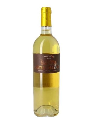 Botella vino Francia CHATEAU DE L' ECOLE SAUTERNES BLANCO