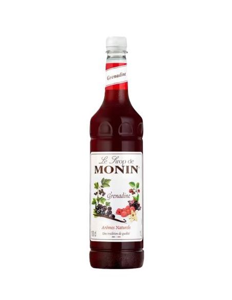 Botella licor de frutas Francia MONIN SIROPE GRANADINA PET 1 L