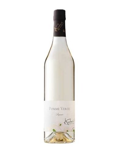 Botella licor de fruta Francia KUHRI POMME VERTE