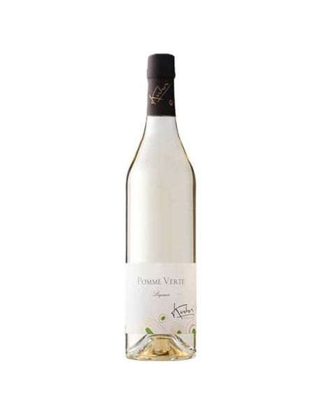 Botella licor de fruta Francia KUHRI POMME VERTE