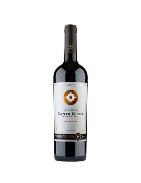 Botella vino Chile SANTA DIGNA CARMENERE TINTO