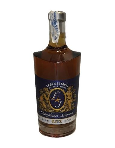 Botella licor de frutas LEBENSSTERN EDELFLOWER