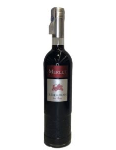 Botella licor de frutas MERLET CREME DE FRAISE 18% VOL 70 CL
