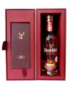 Botella Whisky Single Malt GLENFIDDICH 25 YO CON ESTUCHE