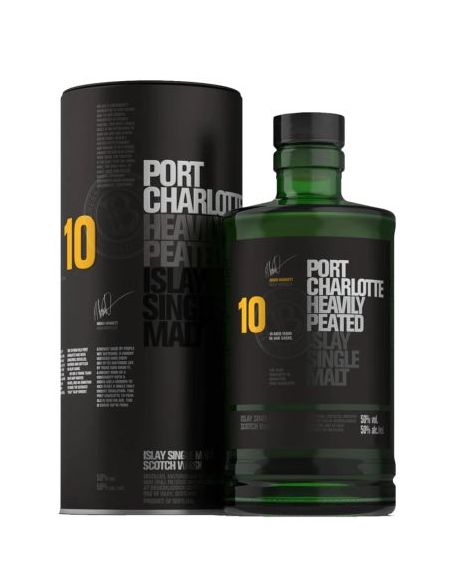 Botella Whisky Single Malt PORT CHARLOTTE HEAVILY PEATED BRUICHLADDICH