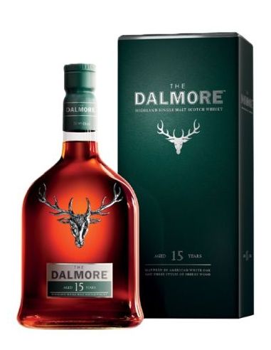 Botella Whisky Single Malt DALMORE 15 YO CON ESTUCHE
