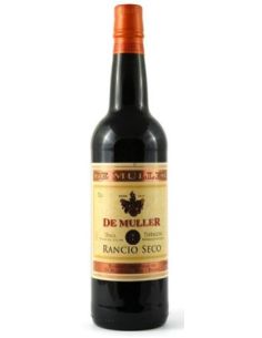 Botella vino generoso DE MULLER RANCIO SECO