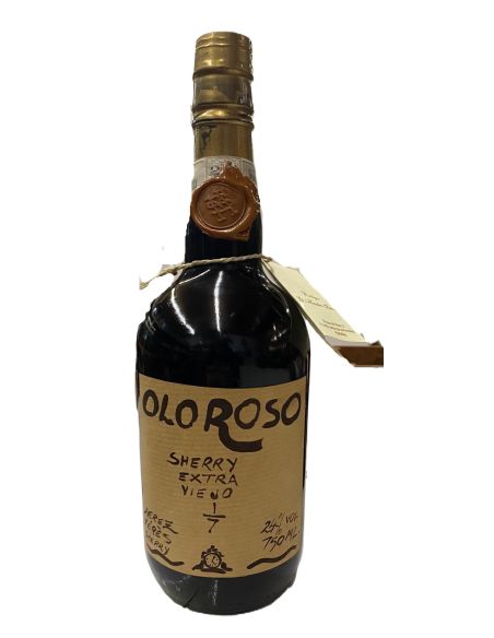 Botella vino generoso OLOROSO 1/7 SECO 80 YO EL MAESTRO SIERRA