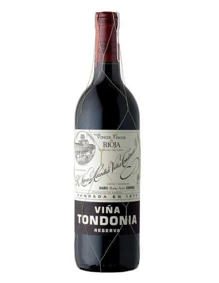 Botella vino Rioja VIÑA TONDONIA RESERVA 2012 TINTO