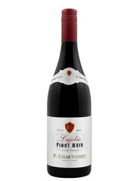 Botella vino Francia FRANCOISE CHAUVENET LAJOLIE PINOT NOIR TINTO