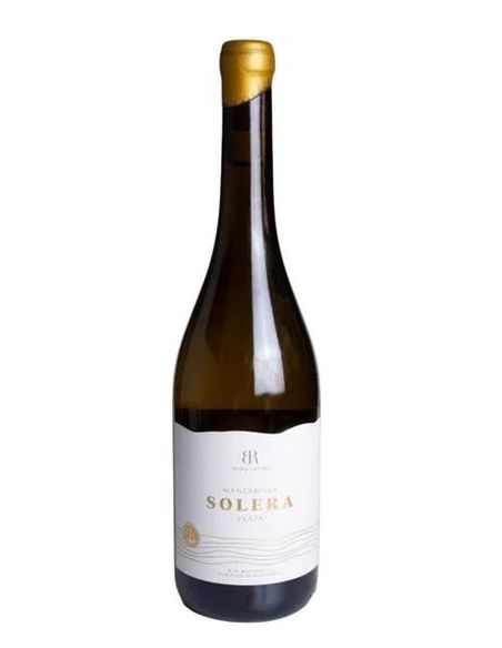 Botella de MANZANILLA SOLERA PLAYA ORO BODEGAS DEL RIO