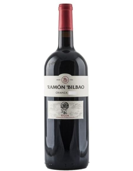 Botella vino Rioja RAMON BILBAO CRIANZA MAGNUM TINTO