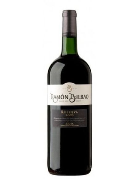 Botella vino Rioja RAMON BILBAO RESERVA MAGNUM TINTO