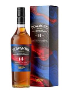 Botella whisky single malt BOWMORE 14 YO BORDEAUX WINE CASK FINISH ESTUCHE