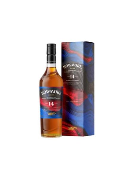 Botella whisky single malt BOWMORE 14 YO BORDEAUX WINE CASK FINISH ESTUCHE