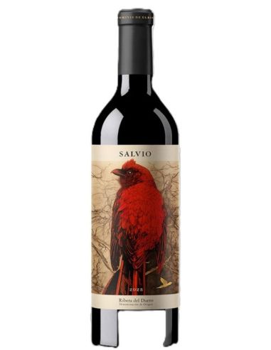 Botella vino Ribera Duero SALVIO 2023 MAGNUM TINTO CAJA MADERA