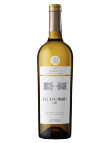 Botella vino Empordà LES TORTUGUES MASSIS DE L'ALBERA BLANCO