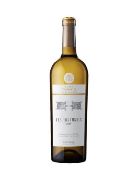 Botella vino Empordà LES TORTUGUES MASSIS DE L'ALBERA BLANCO