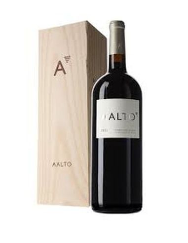 Botella vino Ribera del Duero AALTO 2022 MAGNUM TINTO CAJA MADERA