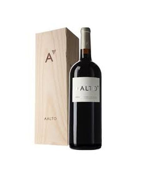 Botella vino Ribera del Duero AALTO 2022 MAGNUM TINTO CAJA MADERA