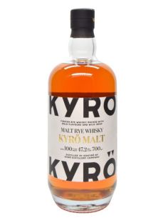 Botella whisky single grain KYRO MALT RYE WHISKY
