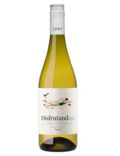 Botella vino SIN DISFRUTANDO O BLANCO SIN ALCOHOL