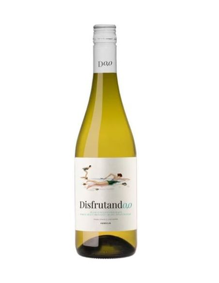 Botella vino SIN DISFRUTANDO O BLANCO SIN ALCOHOL Botella vino SIN DISFRUTANDO O BLANCO SIN ALCOHOL