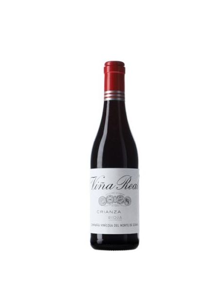Botella vino Rioja VIÑA REAL CRIANZA TINTO 37,5 CL