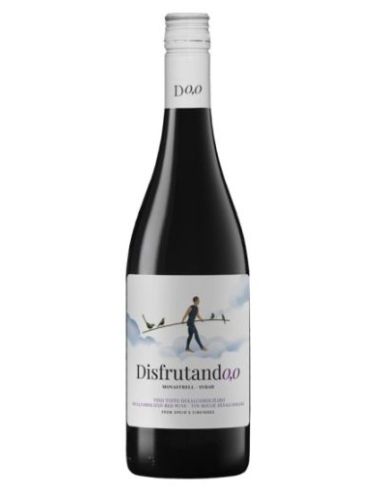 Botella vino SIN DISFRUTANDO O TINTO SIN ALCOHOL