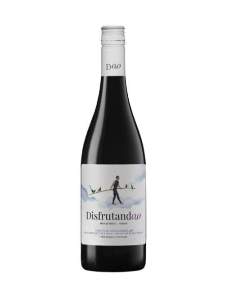 Botella vino SIN DISFRUTANDO O TINTO SIN ALCOHOL Botella vino SIN DISFRUTANDO O TINTO SIN ALCOHOL