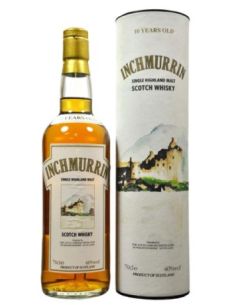 Botella whisky single malt INCHMURRIN 10 YO CON ESTUCHE