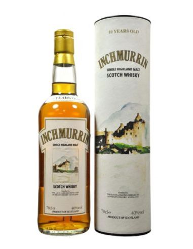 Botella whisky single malt INCHMURRIN 10 YO CON ESTUCHE