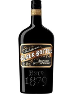 Botella whisky blended BLACK BOTTLE 1879
