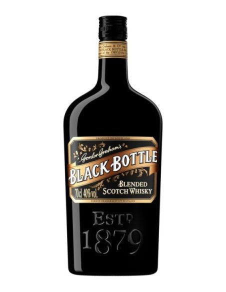 Botella whisky blended BLACK BOTTLE 1879