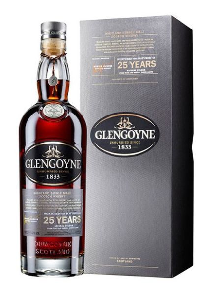 Botella whisky single malt GLENGOYNE 25 YO