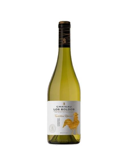Botella vino Chile CHATEAU LOS BOLDOS CHARDONNAY BLANCO