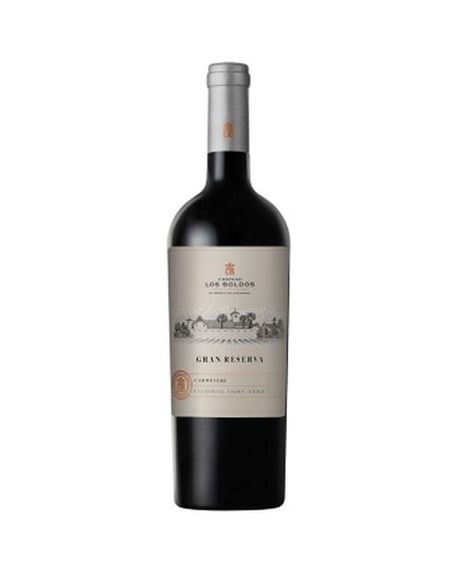Botella vino Chile CHATEAU LOS BOLDOS GRAN RESERVA CARMENERE TINTO