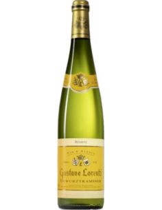 Botella vino Francia GUSTAVE LORENTZ GEWURZTRAMINER BLANCO