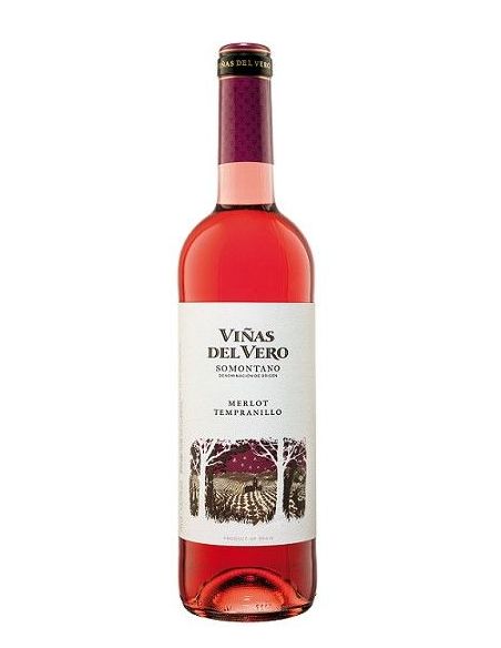 Botella vino Somontano VIÑAS DEL VERO ROSADO