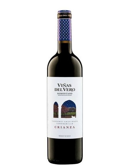 Botella de vino Somontano VIÑAS DEL VERO CRIANZA TINTO