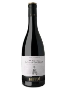 Botella vino Somontano BESTUE SE SACUDIA LAS ABARCAS TINTO