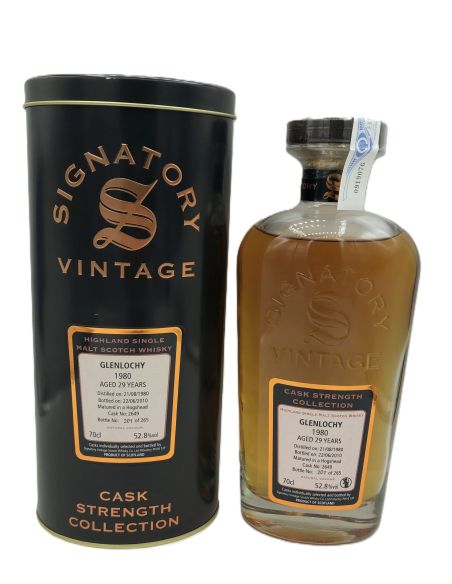 Whisky single malt glenlochy sig cask strength 1980 Whisky single malt glenlochy sig cask strength 1980