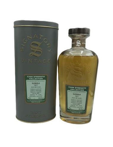 Botella whisky single malt GLENISLA 28 YO 1977 - CASK STRENGT
