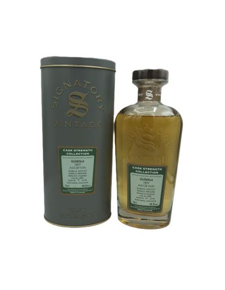 Botella whisky single malt GLENISLA 28 YO 1977 - CASK STRENGT