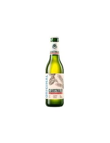 Botella cerveza Alemana CLAUSTHALER SIN ALCOHOL ORIGINAL 33 CL