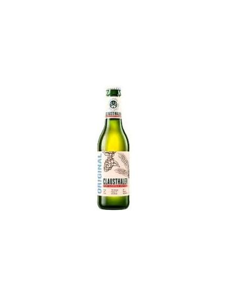 Botella cerveza Alemana CLAUSTHALER SIN ALCOHOL ORIGINAL 33 CL