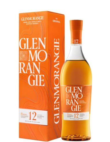 Botella whisky single malt GLENMORANGIE 12 THE ORIGINAL CON ESTUCHE