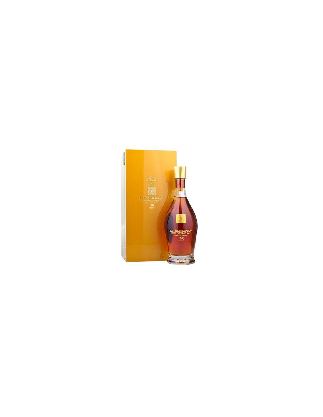 Whisky single malt glenmorangie 25 yo con estuche
